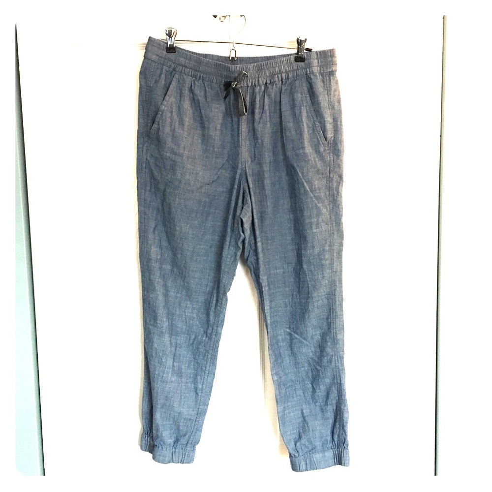 J Crew Point Sur Seaside Chambray Jogger pant